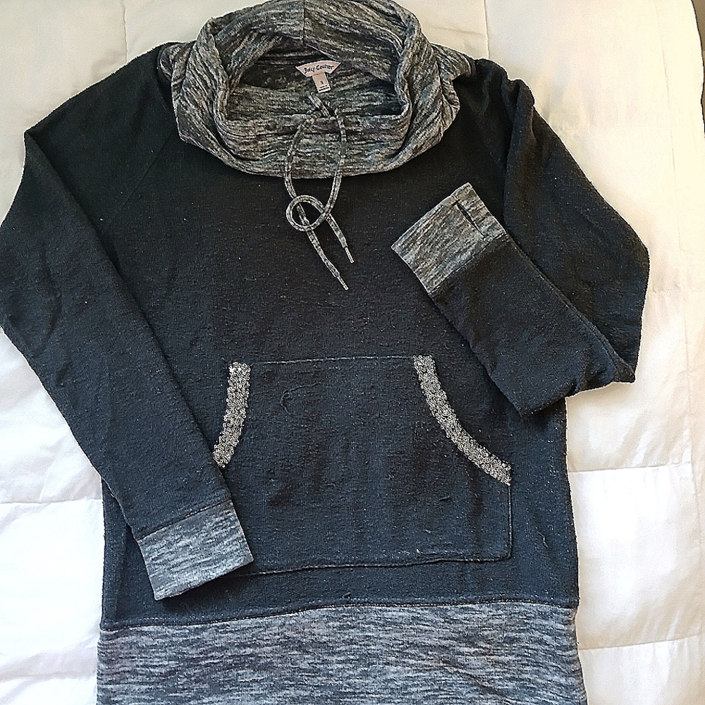 Juicy Couture lightweight sweater, Small, black